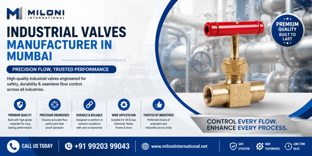 Industrial Valves Manufacturer in Mumbai