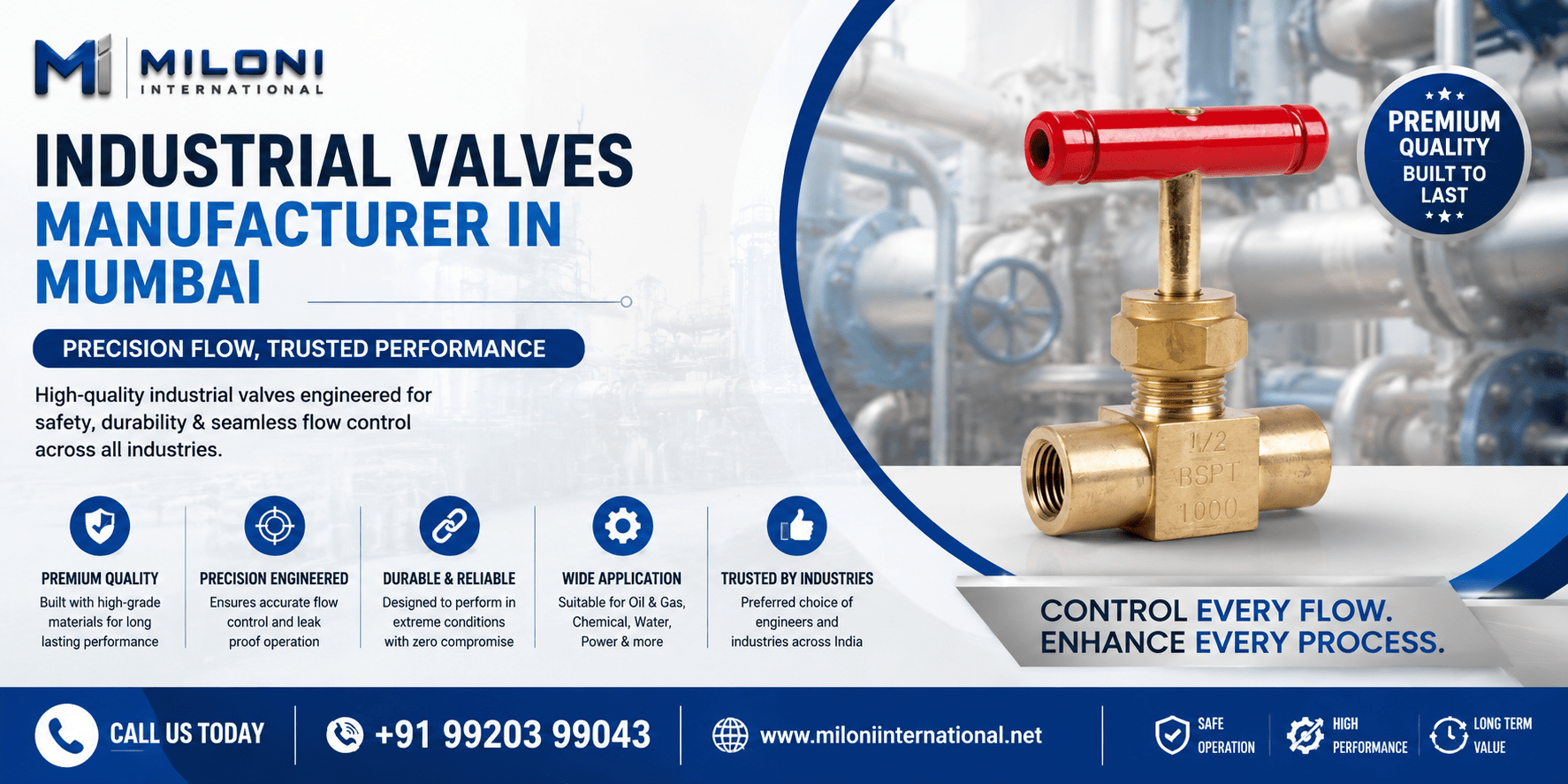 Industrial Valves Manufacturer in Mumbai